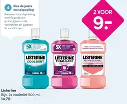 DA Listerine aanbieding