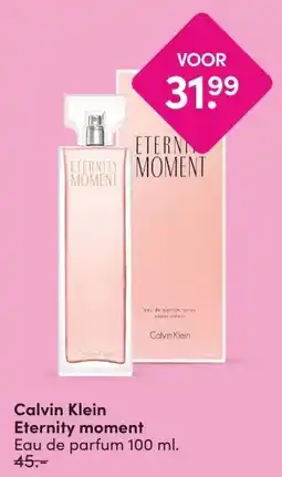 DA Calvin Klein Eternity moment aanbieding