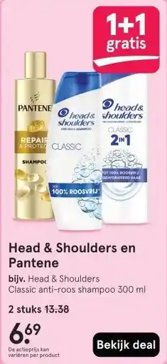 Etos Head & Shoulders en Pantene aanbieding