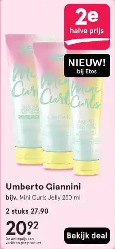 Etos Umberto Giannini aanbieding