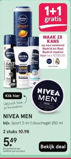 Etos NIVEA MEN aanbieding