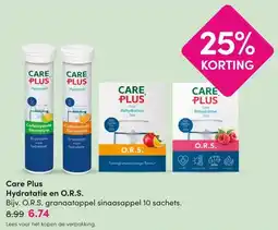 DA Care Plus Hydratatie en O.R.S. aanbieding