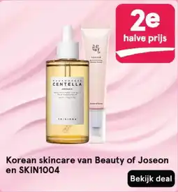 Etos Korean skincare van Beauty of Joseon en SKIN1004 aanbieding