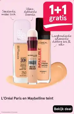 Etos L'Oréal Paris en Maybelline teint aanbieding