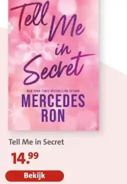 Bruna Tell Me in Secret aanbieding