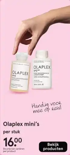 Etos Olaplex mini's aanbieding