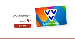 Bruna VVV Cadeaukaart aanbieding