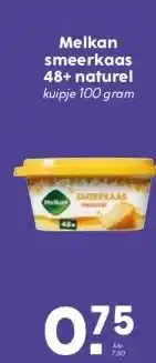 Boon`s Markt Melkan smeerkaas 48+ naturel aanbieding