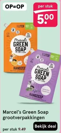 Etos Marcel's Green Soap grootverpakkingen aanbieding