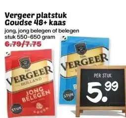 Boon`s Markt Vergeer platstuk Goudse 48+ kaas aanbieding