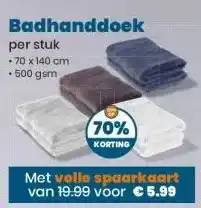 Boon`s Markt Badhanddoek aanbieding