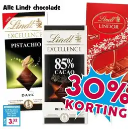 Boon`s Markt Alle Lindt chocolade aanbieding