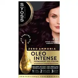 Trekpleister Syoss Oleo Intense 3-33 Intens Aubergine Permanente Haarkleuring aanbieding
