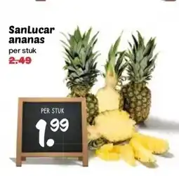 Boon`s Markt SanLucar ananas aanbieding