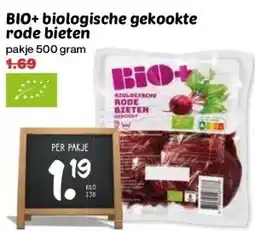 Boon`s Markt BIO+ biologische gekookte rode bieten aanbieding