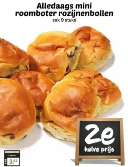 Boon`s Markt Alledaags mini roomboter rozijnenbollen aanbieding