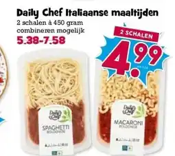 Boon`s Markt Daily Chef Italiaanse maaltijden aanbieding