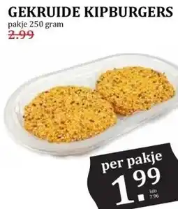 Boon`s Markt GEKRUIDE KIPBURGERS aanbieding