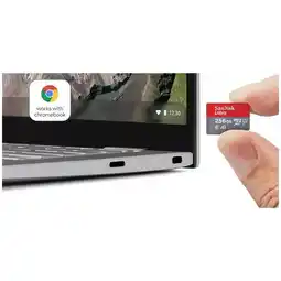 Expert SanDisk MicroSDXC Ultra 256GB voor Chromebooks Micro SD-kaart Grijs aanbieding