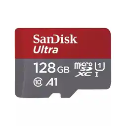 Expert SanDisk MicroSDXC Ultra Photo 128GB 140mb/s C10 - SDA UHS-I Micro SD-kaart Grijs aanbieding