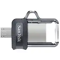 Conrad SanDisk Ultra Dual Drive m3.0 USB-stick smartphone/tablet 32 GB USB-A 3.2 Gen 1 aanbieding