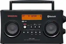Conrad Sangean DPR-26 BT Transistorradio DAB+, VHF (FM) AUX, Bluetooth Acculaadfunctie Zwart aanbieding