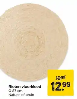 Xenos Rieten vloerkleed aanbieding