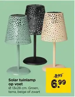 Xenos Solar tuinlamp op voet aanbieding