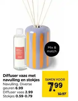 Xenos Diffuser vaas met navulling en stokjes aanbieding
