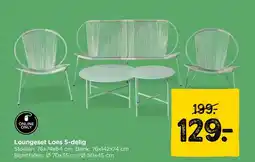Xenos Loungeset Loes 5-delig aanbieding