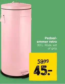 Xenos Pedaal- emmer retro aanbieding