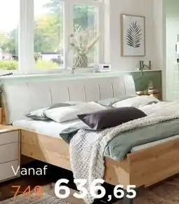 TotaalBED Bed Rota | leren hoofdbord aanbieding