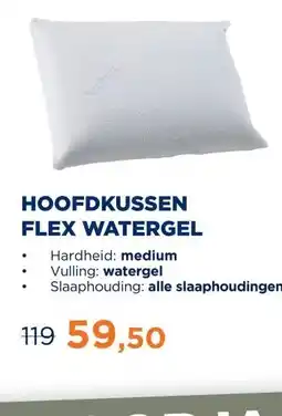 TotaalBED Hoofdkussen Flex | Watergel aanbieding