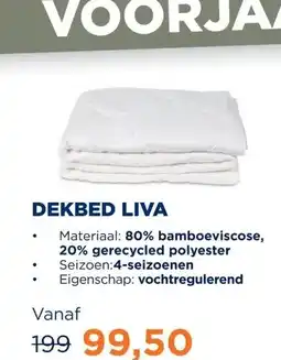 TotaalBED Dekbed Liva bamboe | 4-seizoenen aanbieding