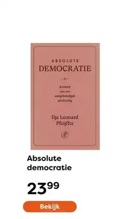 The Read Shop Absolute democratie aanbieding