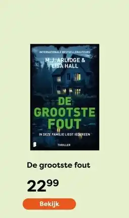 The Read Shop De grootste fout aanbieding