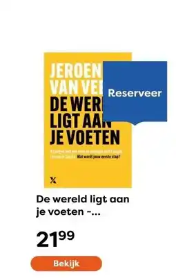 The Read Shop De wereld ligt aan je voeten - Gesigneerd aanbieding