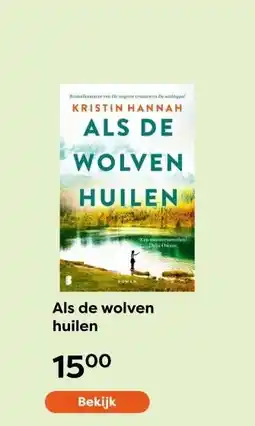 The Read Shop Als de wolven huilen aanbieding