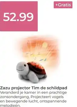 Prenatal Zazu projector Tim de schildpad aanbieding