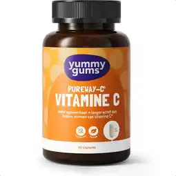 Plein.nl 1+1 gratis: Yummygums Vitamine C PureWay-C® 500 aanbieding