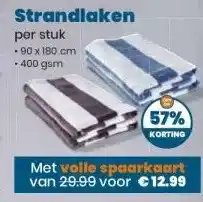 MCD Supermarkt Strandlaken aanbieding