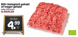 MCD Supermarkt BIO+ biologisch gehakt of mager gehakt aanbieding