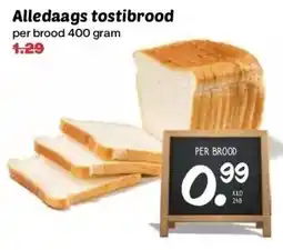 MCD Supermarkt Alledaags tostibrood aanbieding