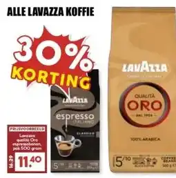 MCD Supermarkt ALLE LAVAZZA KOFFIE aanbieding
