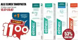 MCD Supermarkt ALLE ELMEX TANDPASTA aanbieding