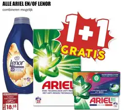 MCD Supermarkt ALLE ARIEL EN/OF LENOR aanbieding
