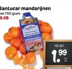 MCD Supermarkt Sanlucar mandarijnen aanbieding