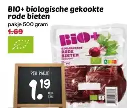 MCD Supermarkt BIO+ biologische gekookte rode bieten aanbieding