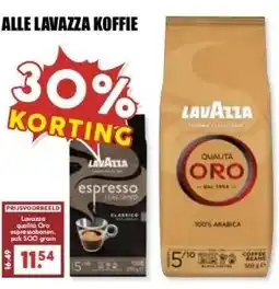 MCD Supermarkt ALLE LAVAZZA KOFFIE aanbieding