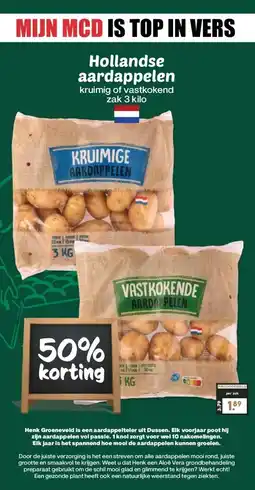 MCD Supermarkt Hollandse aardappelen aanbieding